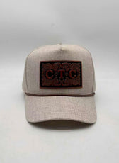 EMBOSSED LEATHER TRUCKER CAP RANGE