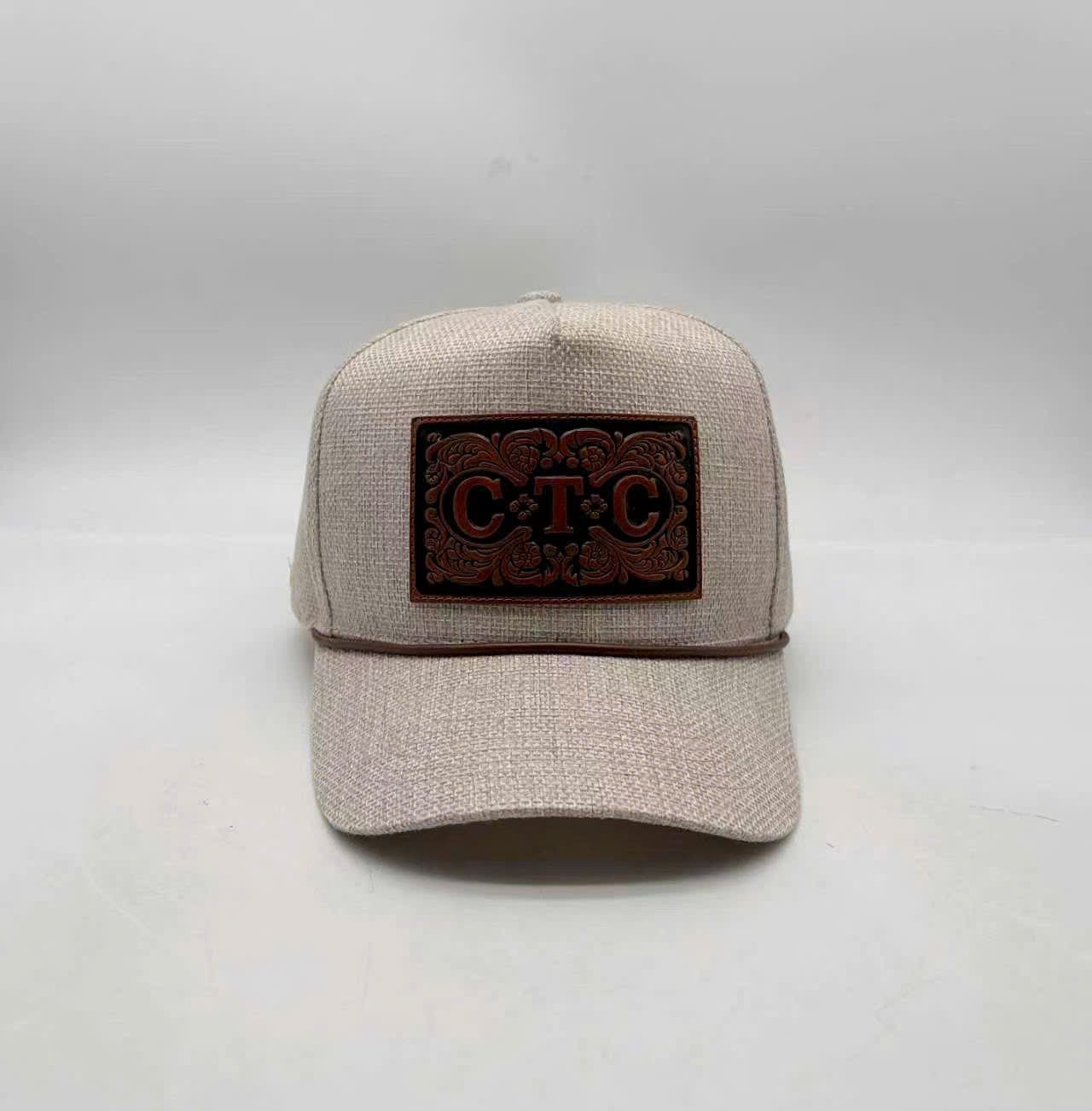 EMBOSSED LEATHER TRUCKER CAP RANGE