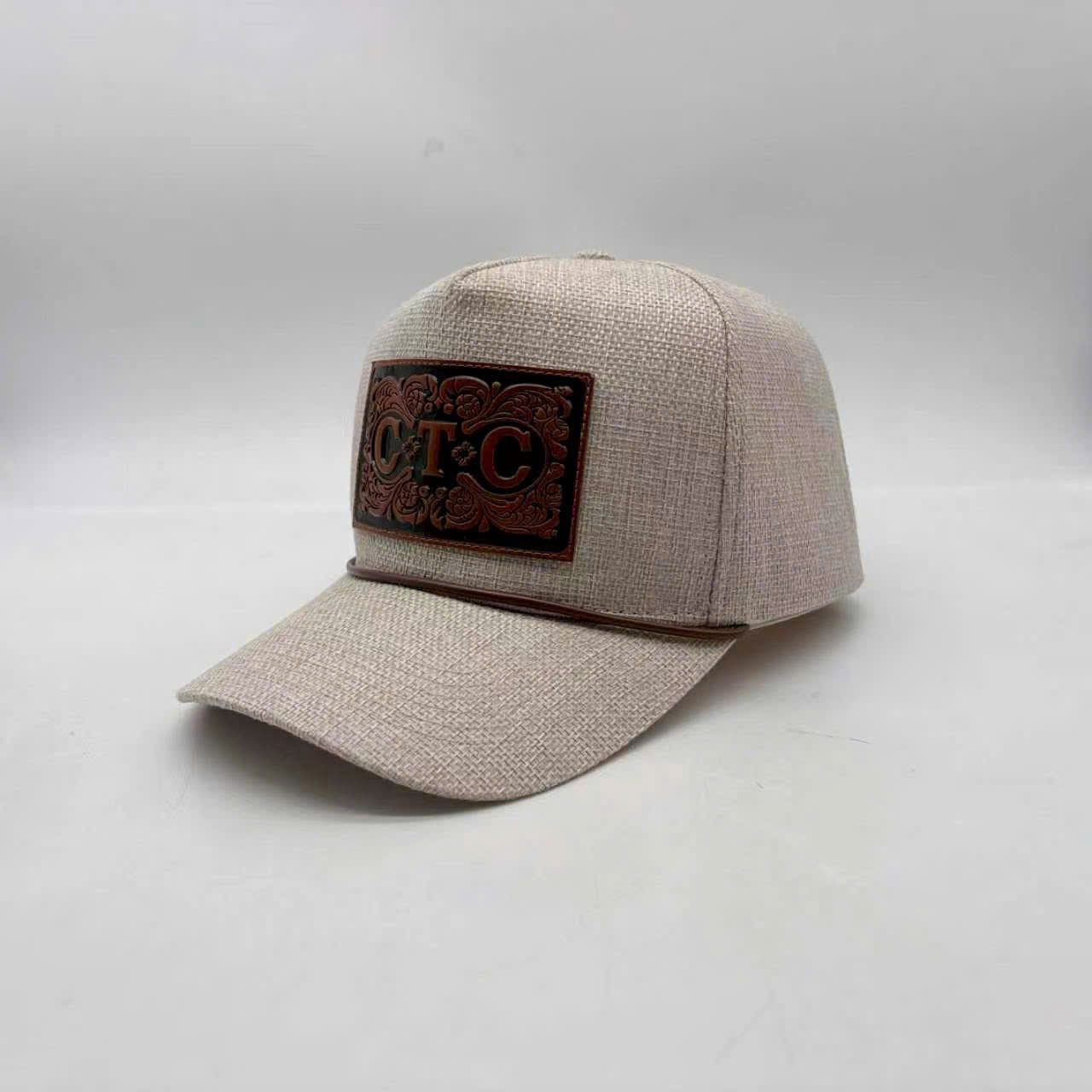 EMBOSSED LEATHER TRUCKER CAP RANGE
