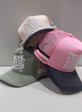 DRUNK WIVES MATTER TRUCKER CAP