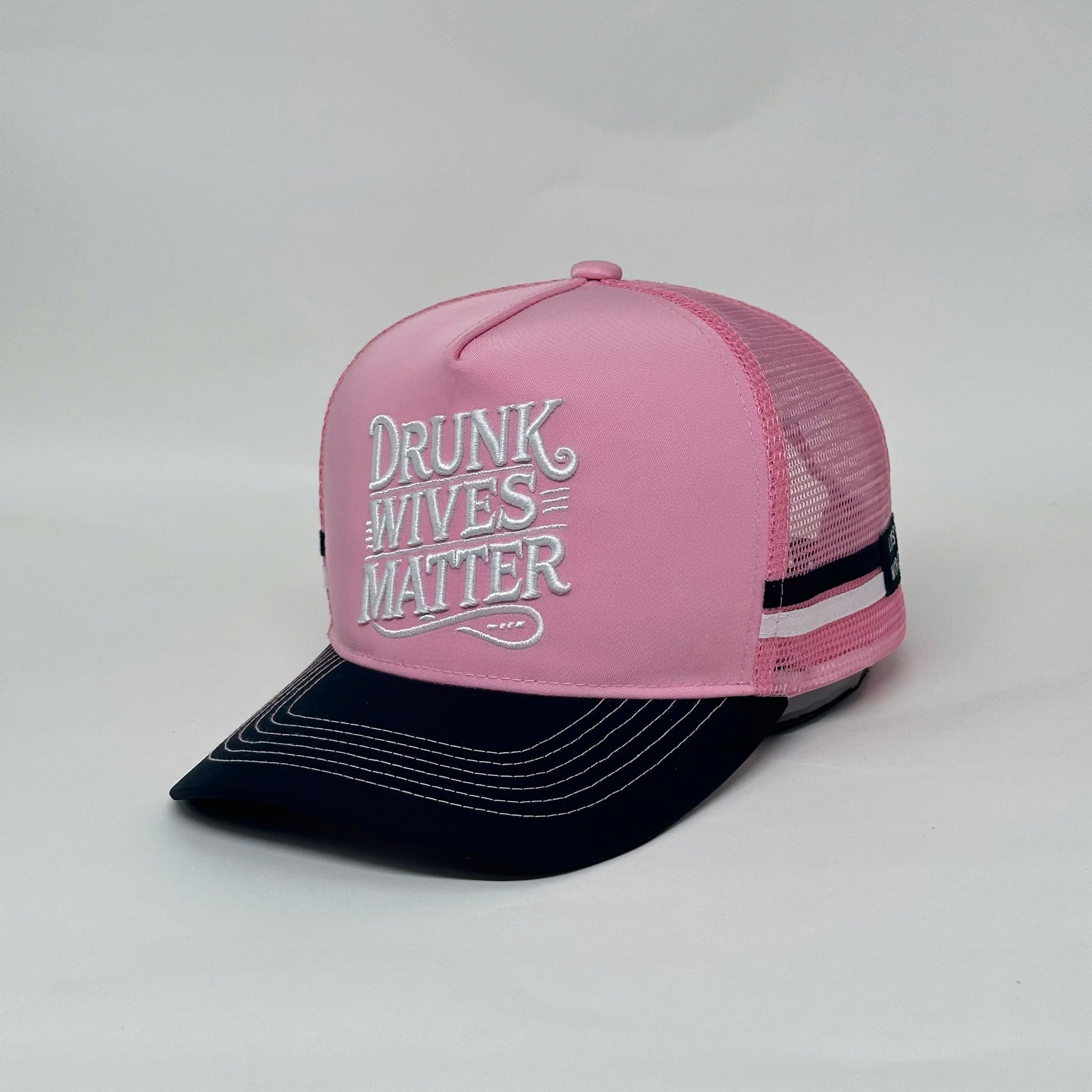 DRUNK WIVES MATTER TRUCKER CAP