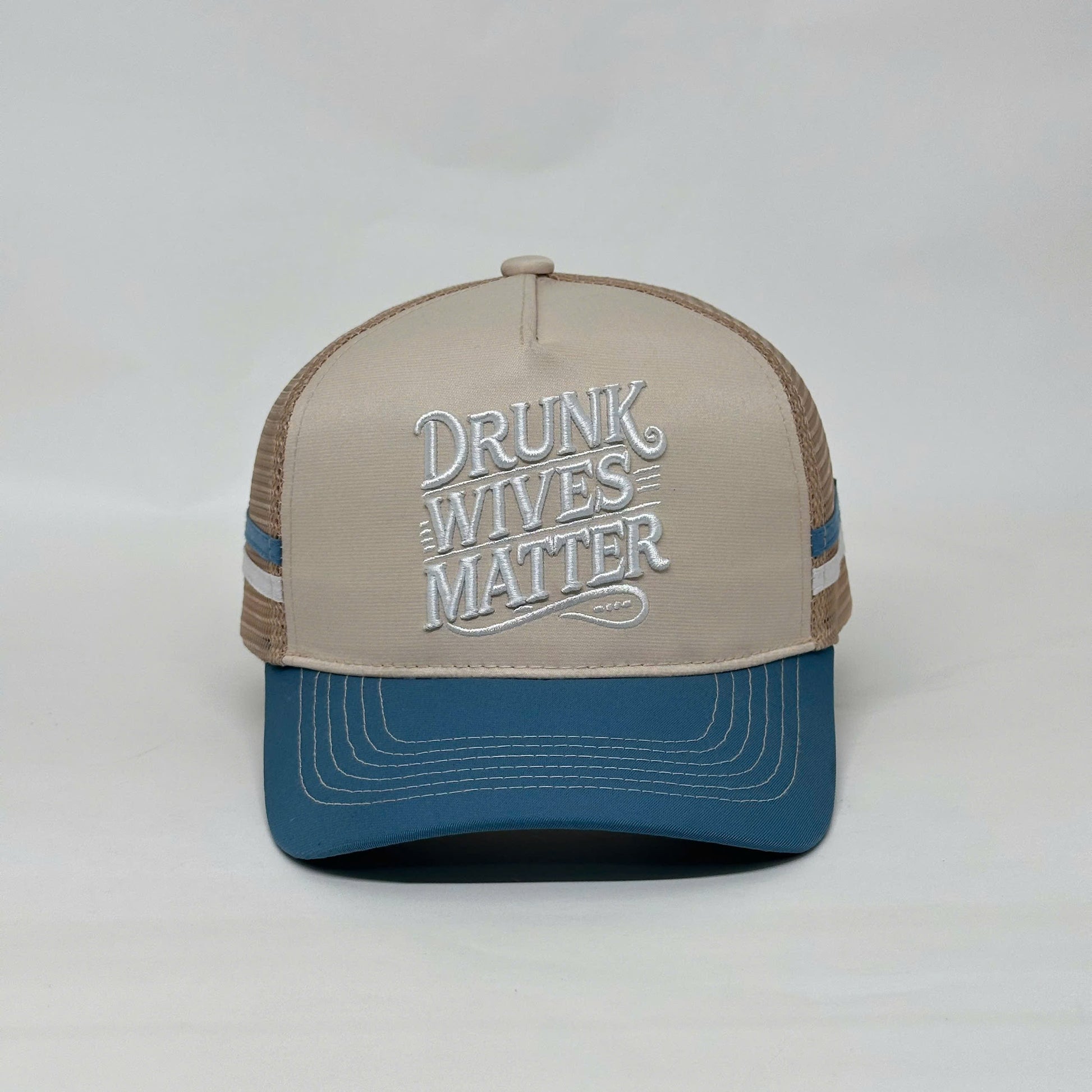 DRUNK WIVES MATTER TRUCKER CAP