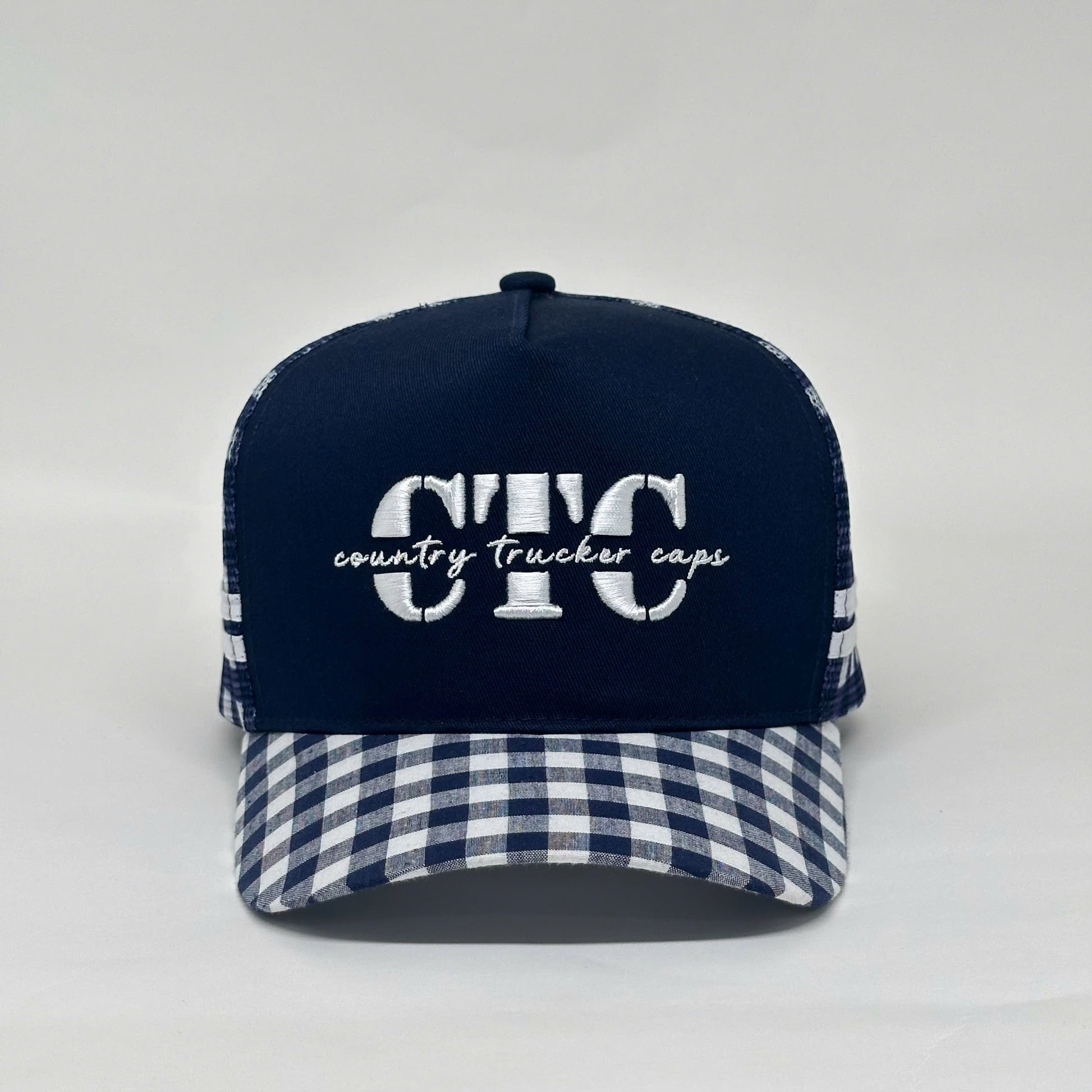 GINGHAM TRUCKER CAP RANGE