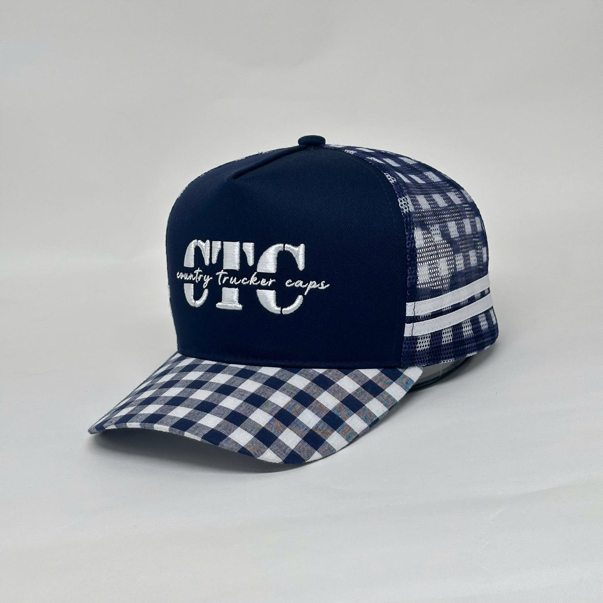 GINGHAM TRUCKER CAP RANGE