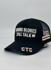 STRONG BLOKES STILL TALK TRUCKER CAP