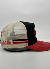 CAUGHT FUCK ALL TRUCKER CAP