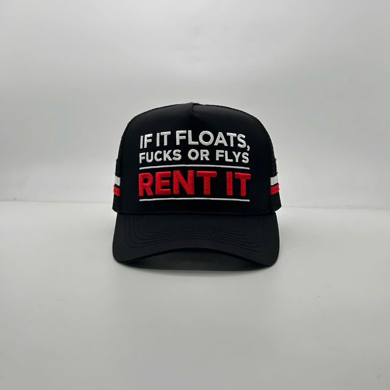 IF IT FLOATS TRUCKER CAP
