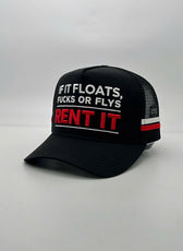 IF IT FLOATS TRUCKER CAP