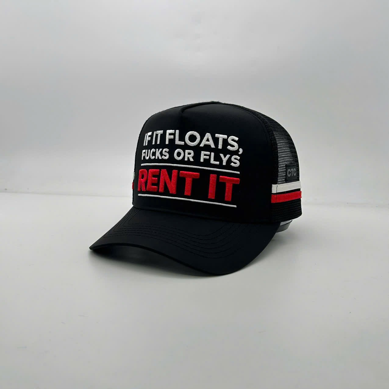 IF IT FLOATS TRUCKER CAP