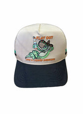 FLAT OUT LIKE A LIZARD DRINKING TRUCKER CAP