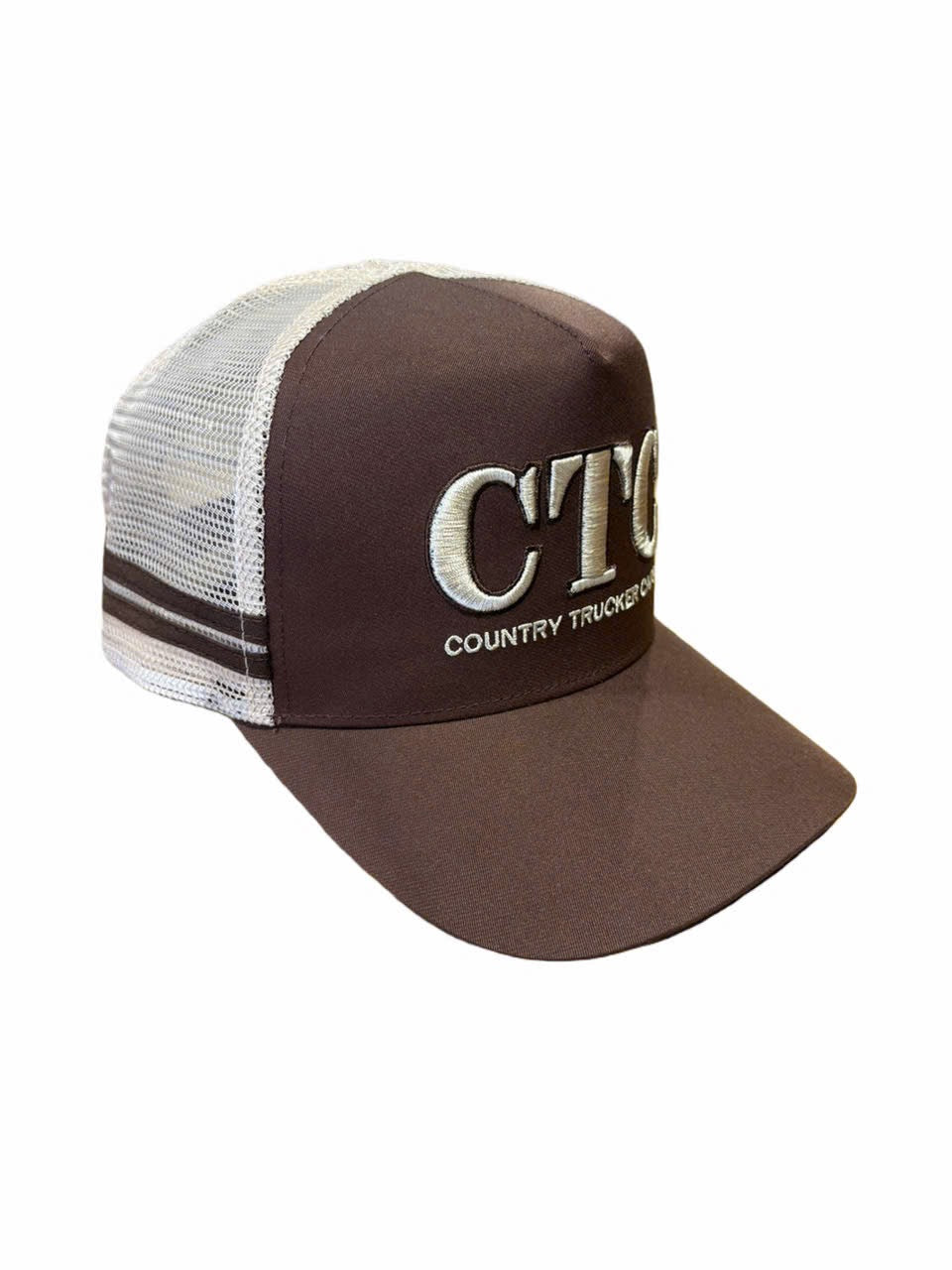 BROWN/CREAM TRUCKER CAP