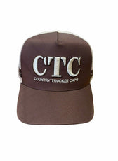 BROWN/CREAM TRUCKER CAP
