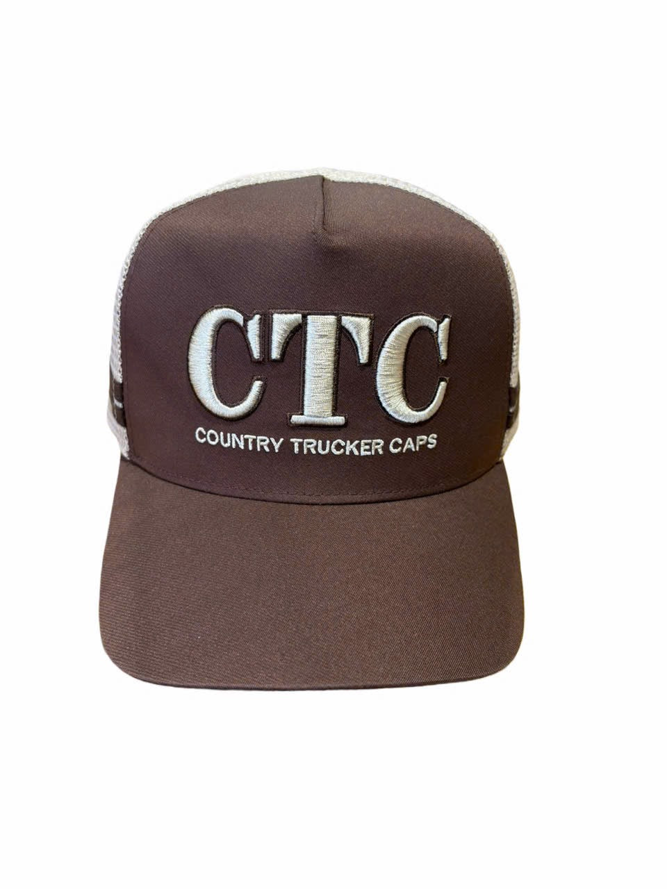 BROWN/CREAM TRUCKER CAP