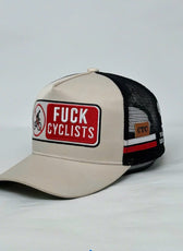 FUCK CYCLISTS 2.0 TRUCKER CAP
