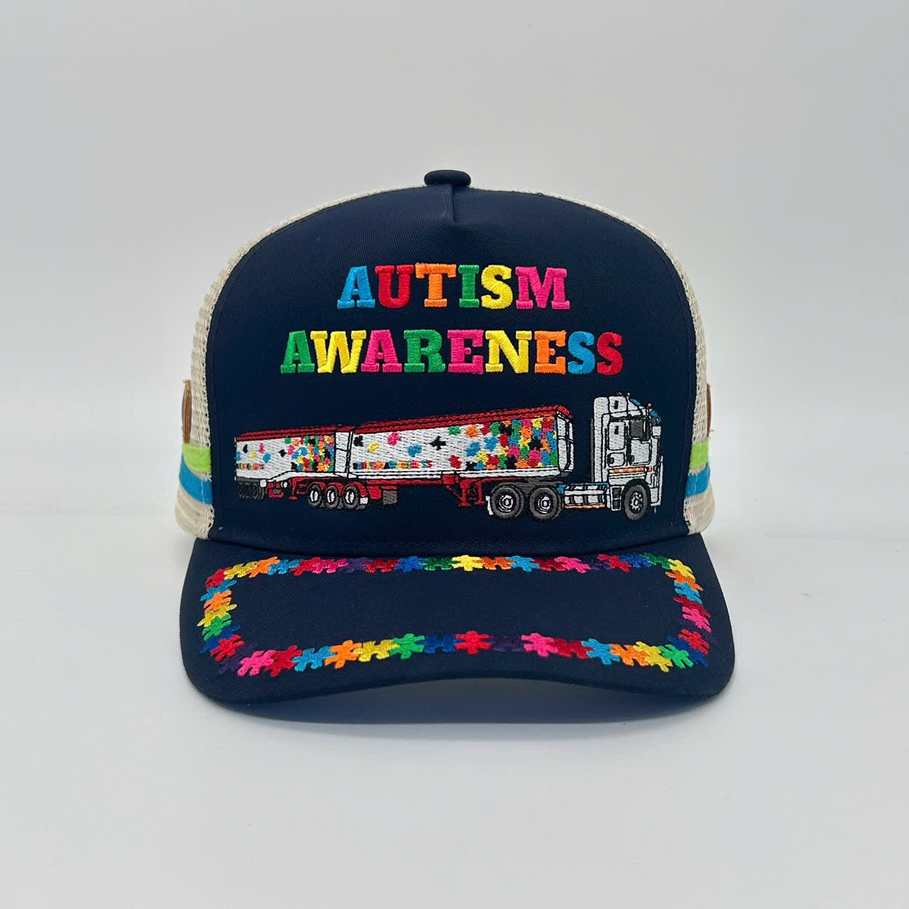 AUTISM TRUCK TRUCKER CAP