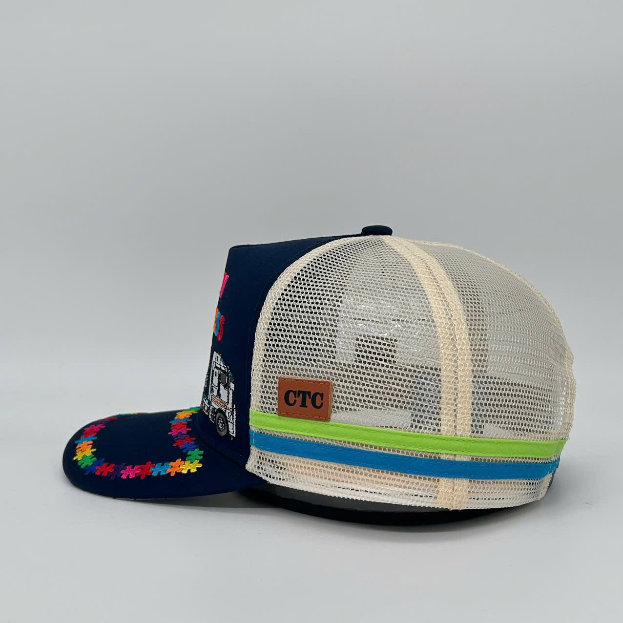 AUTISM TRUCK TRUCKER CAP