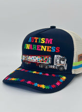 AUTISM TRUCK TRUCKER CAP