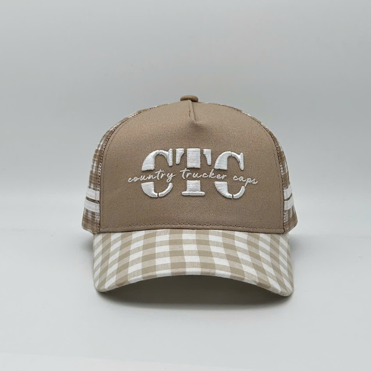 GINGHAM TRUCKER CAP RANGE