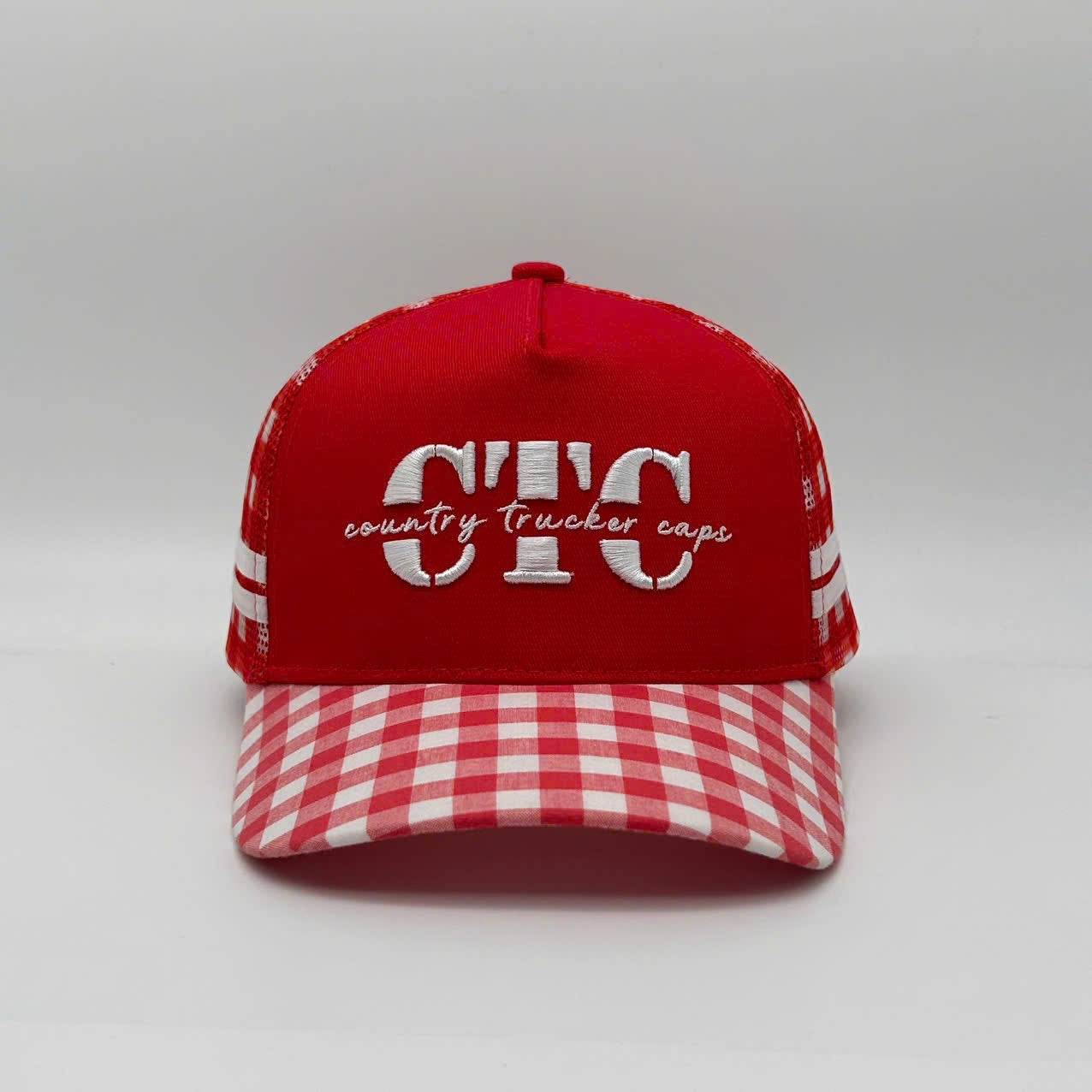 GINGHAM TRUCKER CAP RANGE