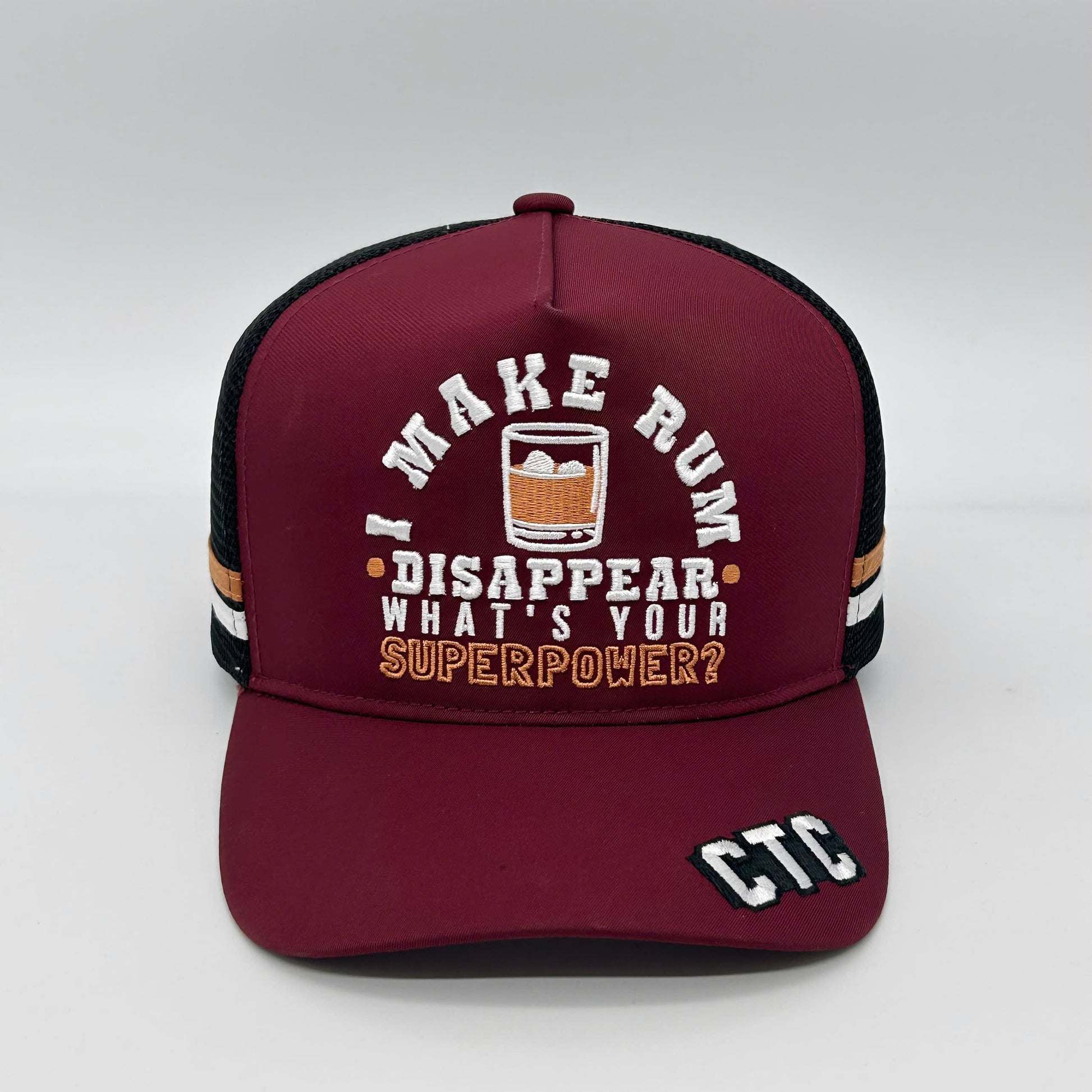 RUM DISAPPEAR TRUCKER CAP