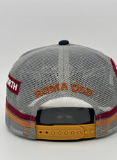 BURKE NAVY TAN TRUCKER CAP