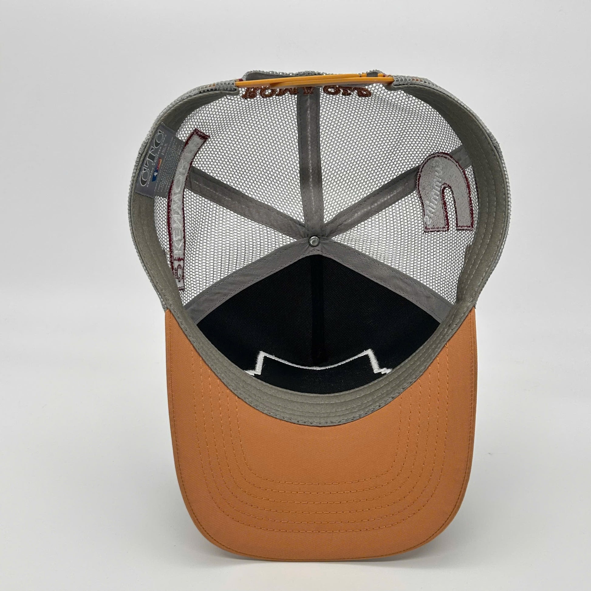 BURKE NAVY TAN TRUCKER CAP