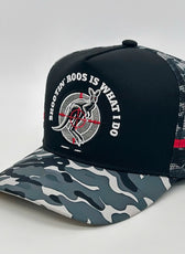 SHOOTIN ROOS TRUCKER CAP