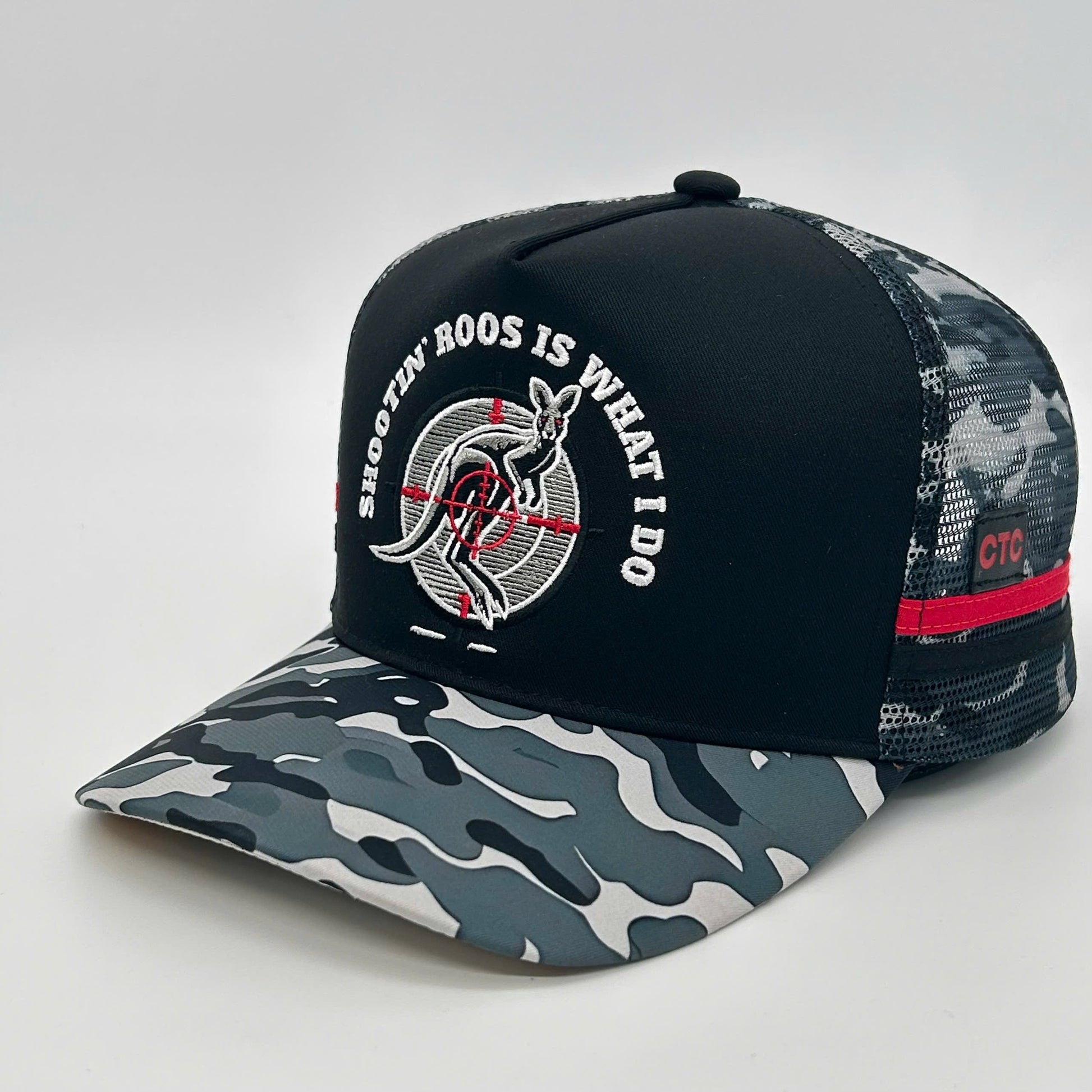 SHOOTIN ROOS TRUCKER CAP