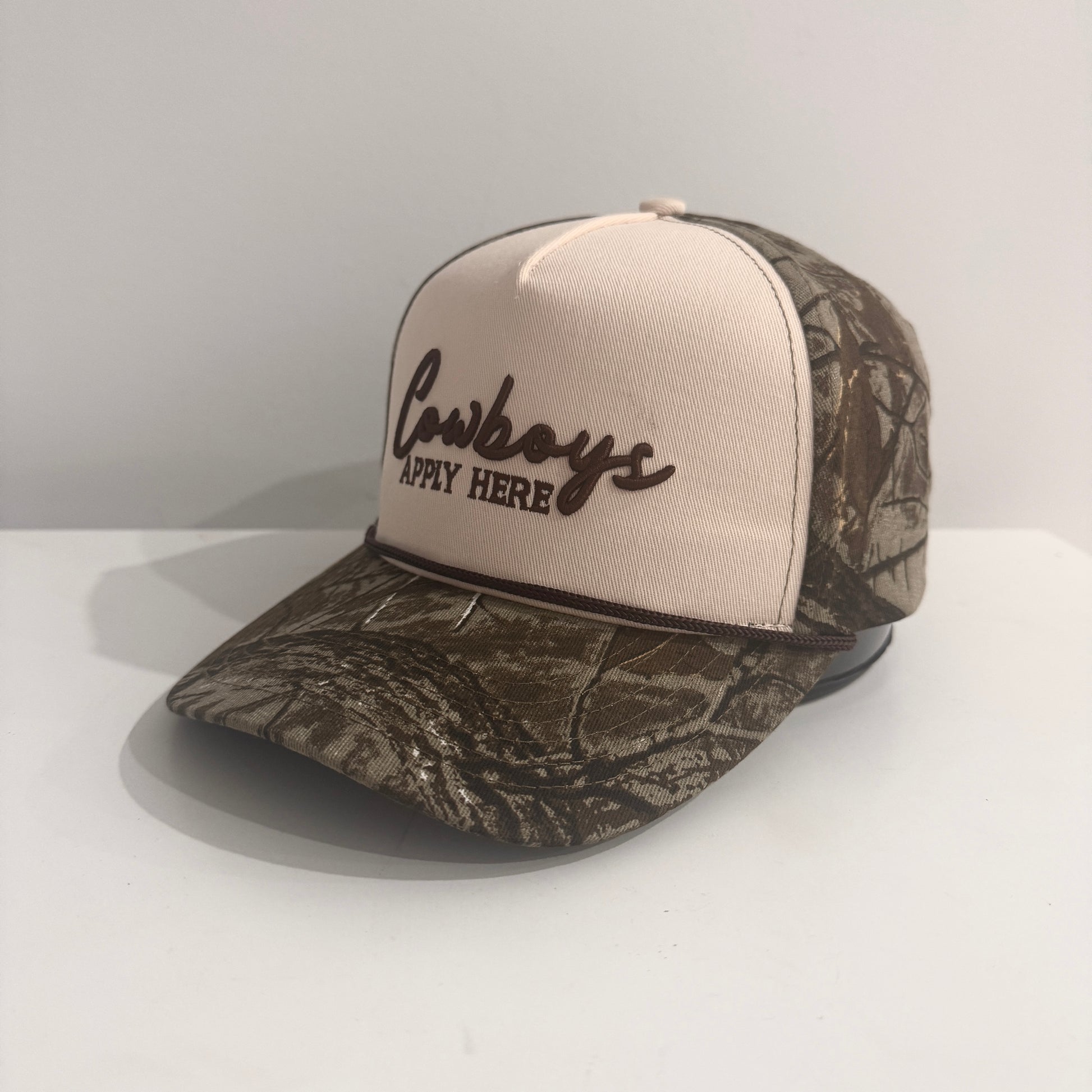COWBOYS APPLY HERE TRUCKER CAP