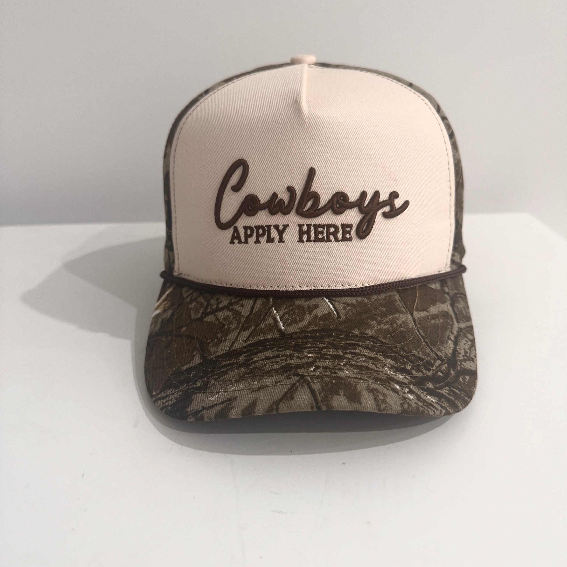 COWBOYS APPLY HERE TRUCKER CAP
