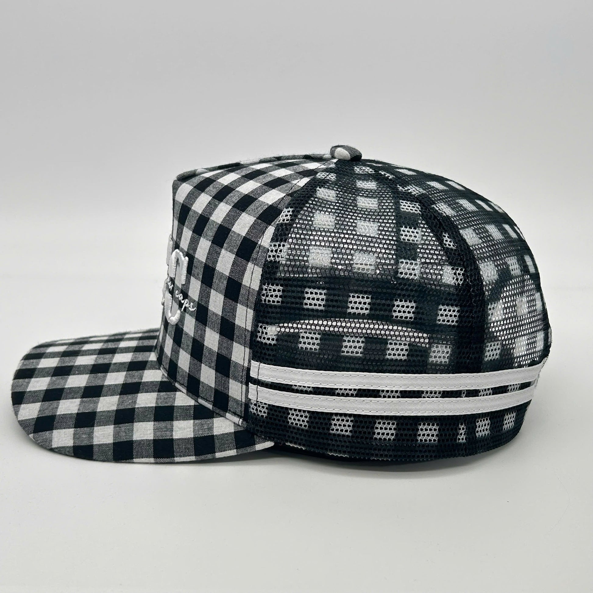 FULL GINGHAM TRUCKER CAP RANGE