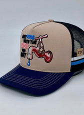 ONLY PISS TRUCKER CAP