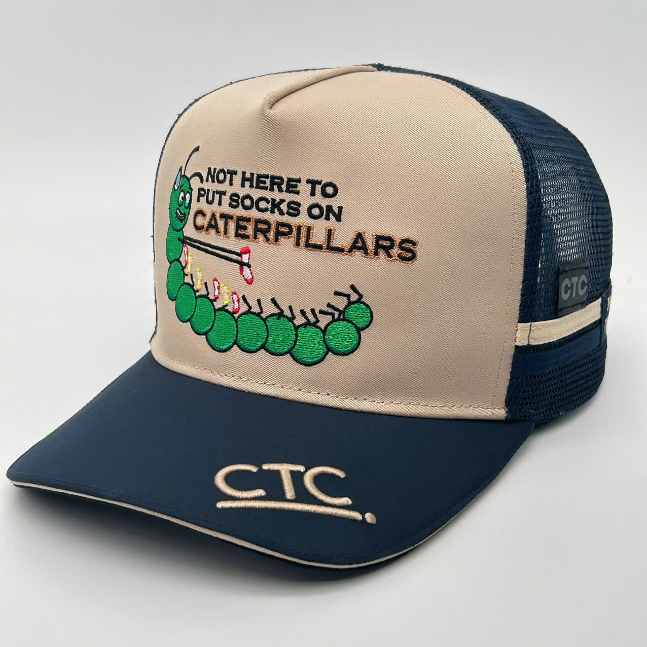 Socken auf Raupen Trucker-Cap