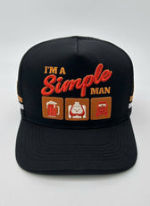 I'M A SIMPLE MAN TRUCKER CAP