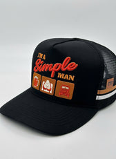 I'M A SIMPLE MAN TRUCKER CAP