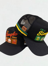 I'M A SIMPLE MAN TRUCKER CAP