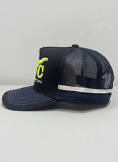 NEON GREEN BULLHORN TRUCKER CAP