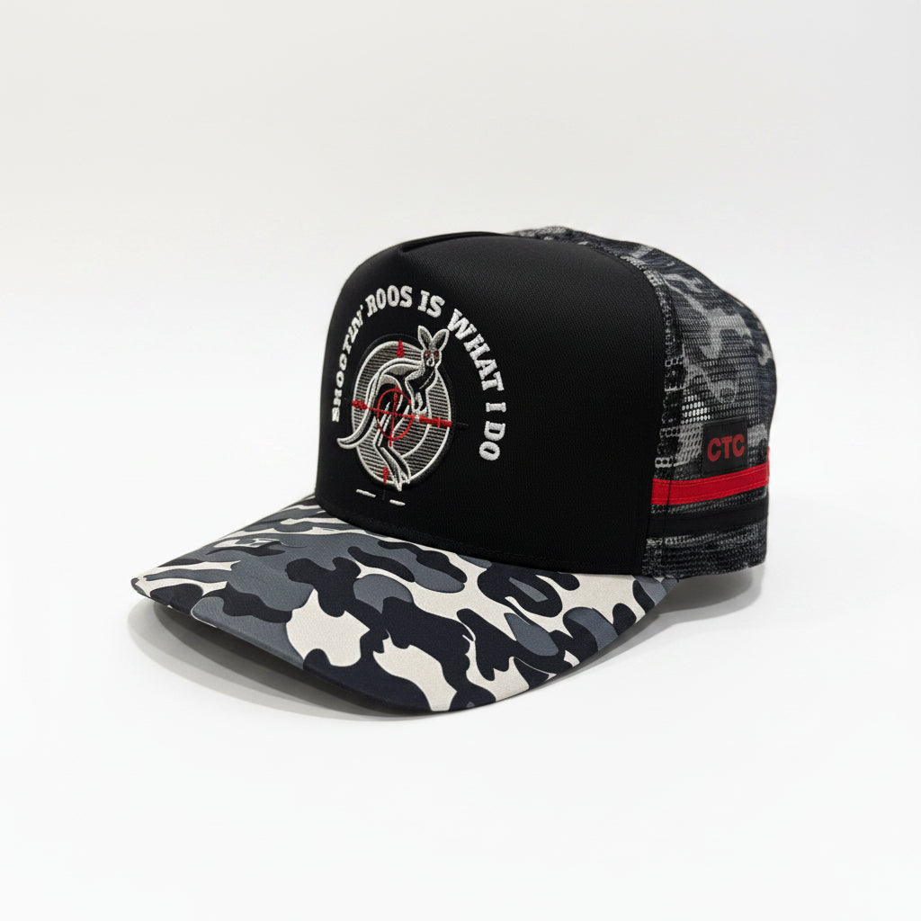 SHOOTIN ROOS TRUCKER CAP
