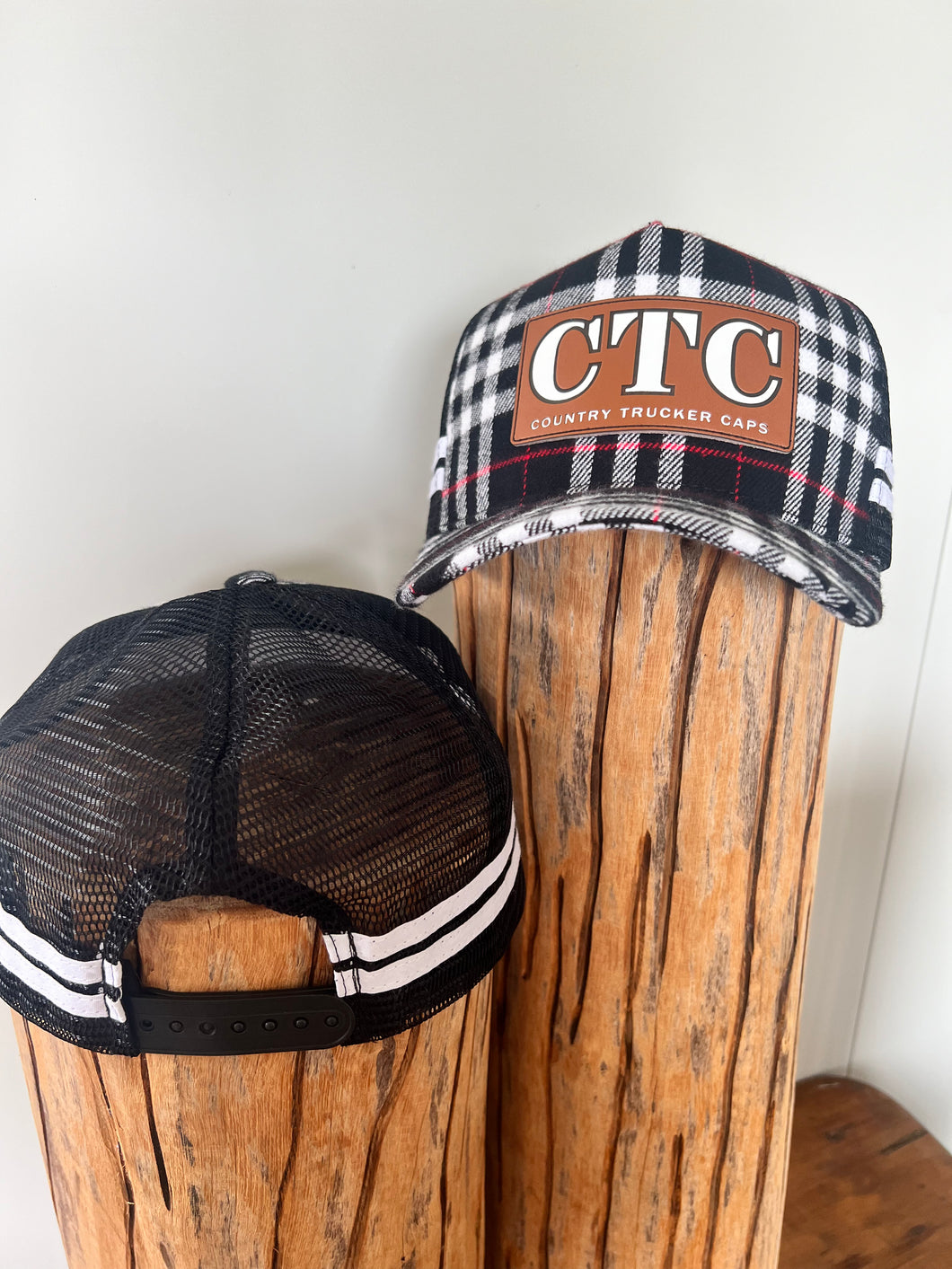 CTC Black Flannel- Trucker Cap