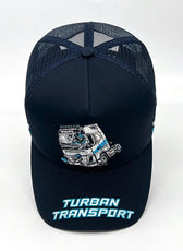 TURBAN TRANSPORT TRUCKER CAP