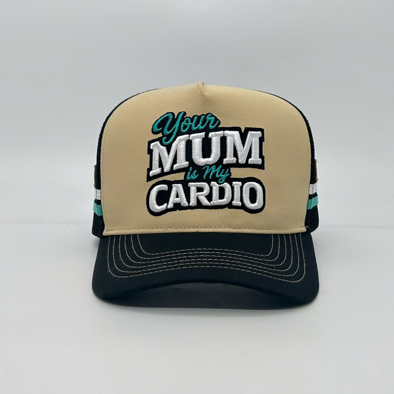 YOUR MUM IS MY CARDIO TRUCKER CAP