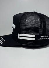 FUCK AROUND BASIC TRUCKER CAP