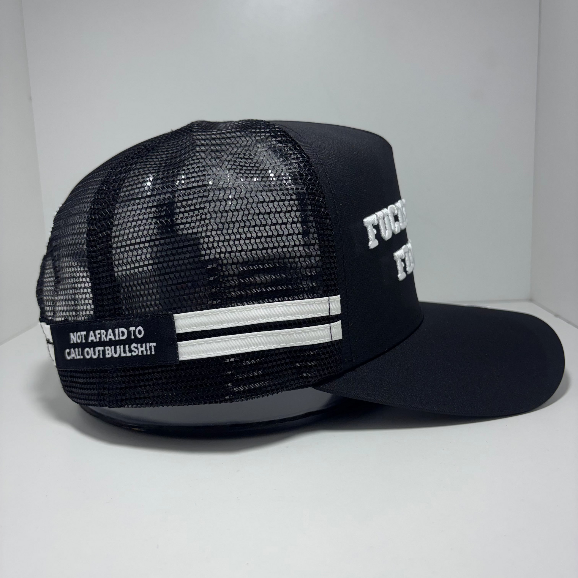FUCK AROUND BASIC TRUCKER CAP