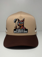 BLIND AS A WELDERS DOG V2 TRUCKER CAP