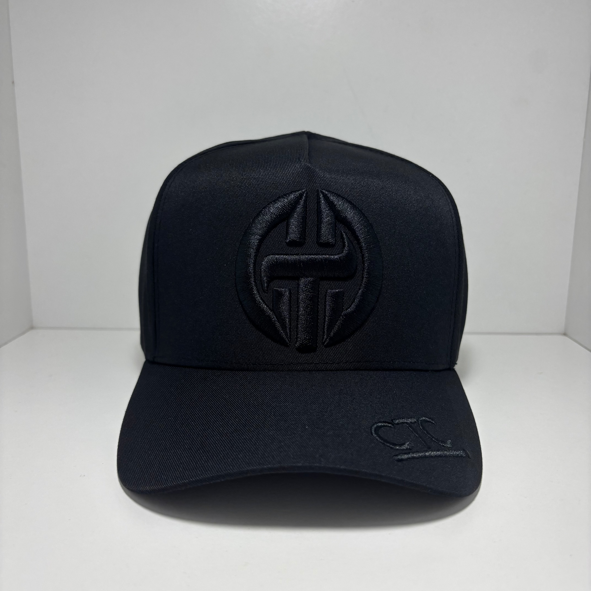 FULL FABRIC TRUCKER CAP RANGE - BLACK