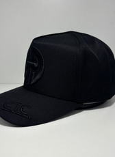FULL FABRIC TRUCKER CAP RANGE - BLACK
