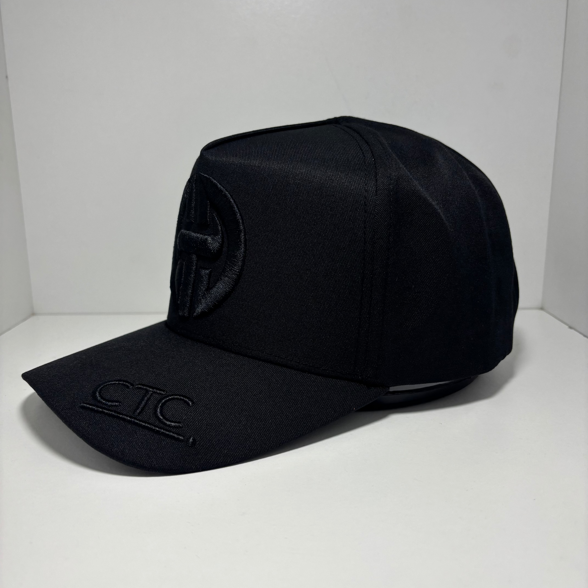 FULL FABRIC TRUCKER CAP RANGE - BLACK
