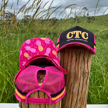 Load image into Gallery viewer, CTC PINEAPPLE PONYTAIL TRUCKER CAP
