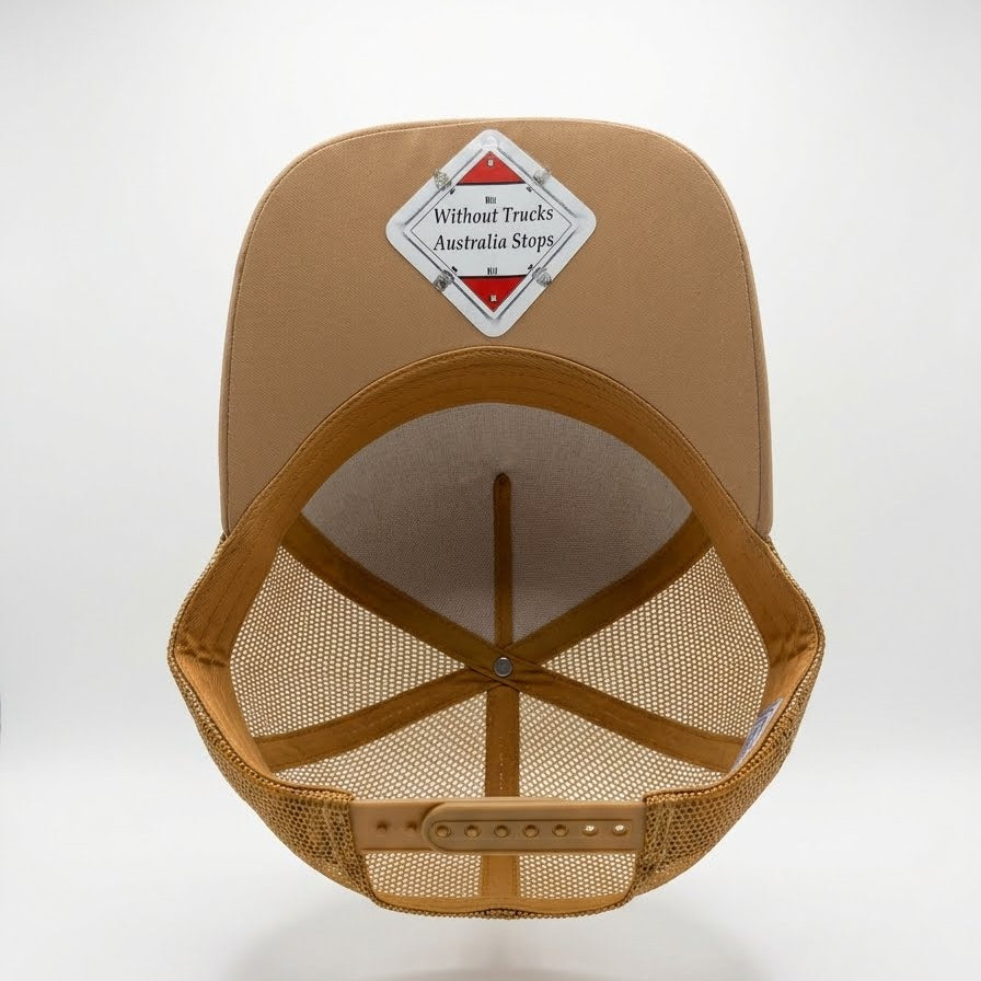 UPPA TRUCKER CAP - CREAM TAN