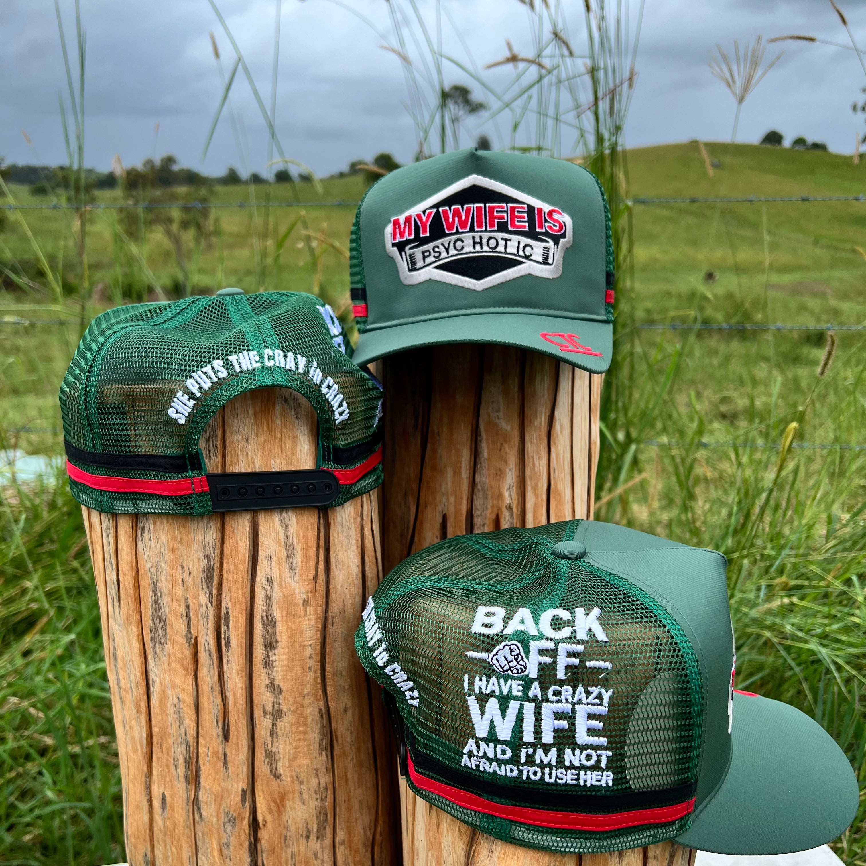 Psychotic Wife Trucker Cap